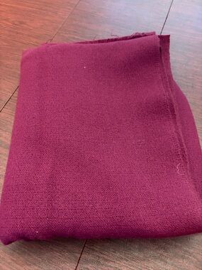 Berry Plum Knit Fabric Piece